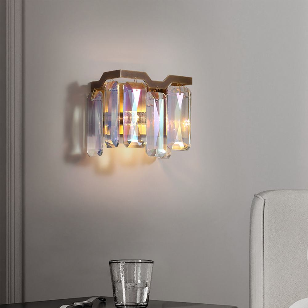 Living Room Light — Living Room Lighting Ideas with Modern Wall Sconces in Colorful Crystal - Image 5