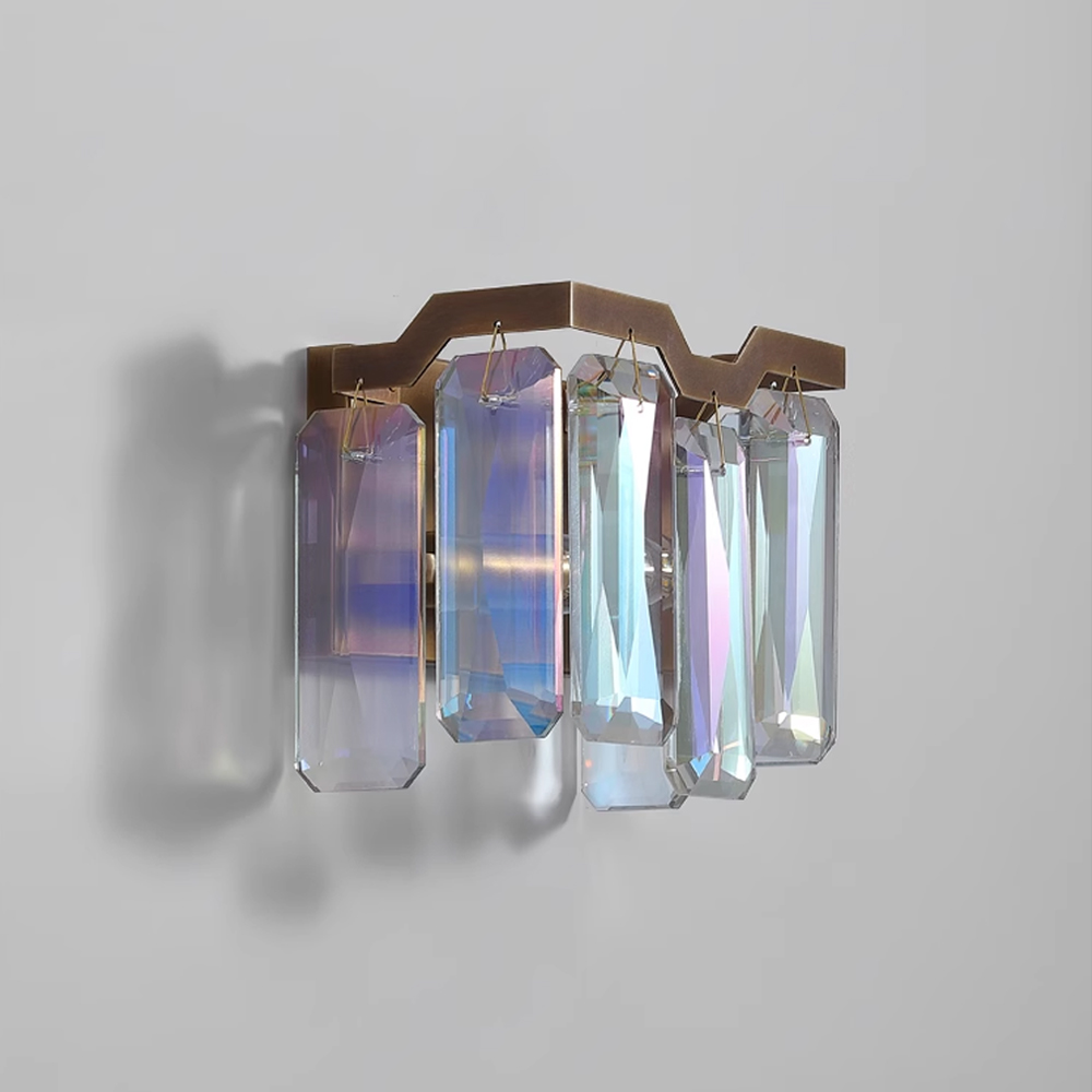 Living Room Light — Living Room Lighting Ideas with Modern Wall Sconces in Colorful Crystal - Image 2